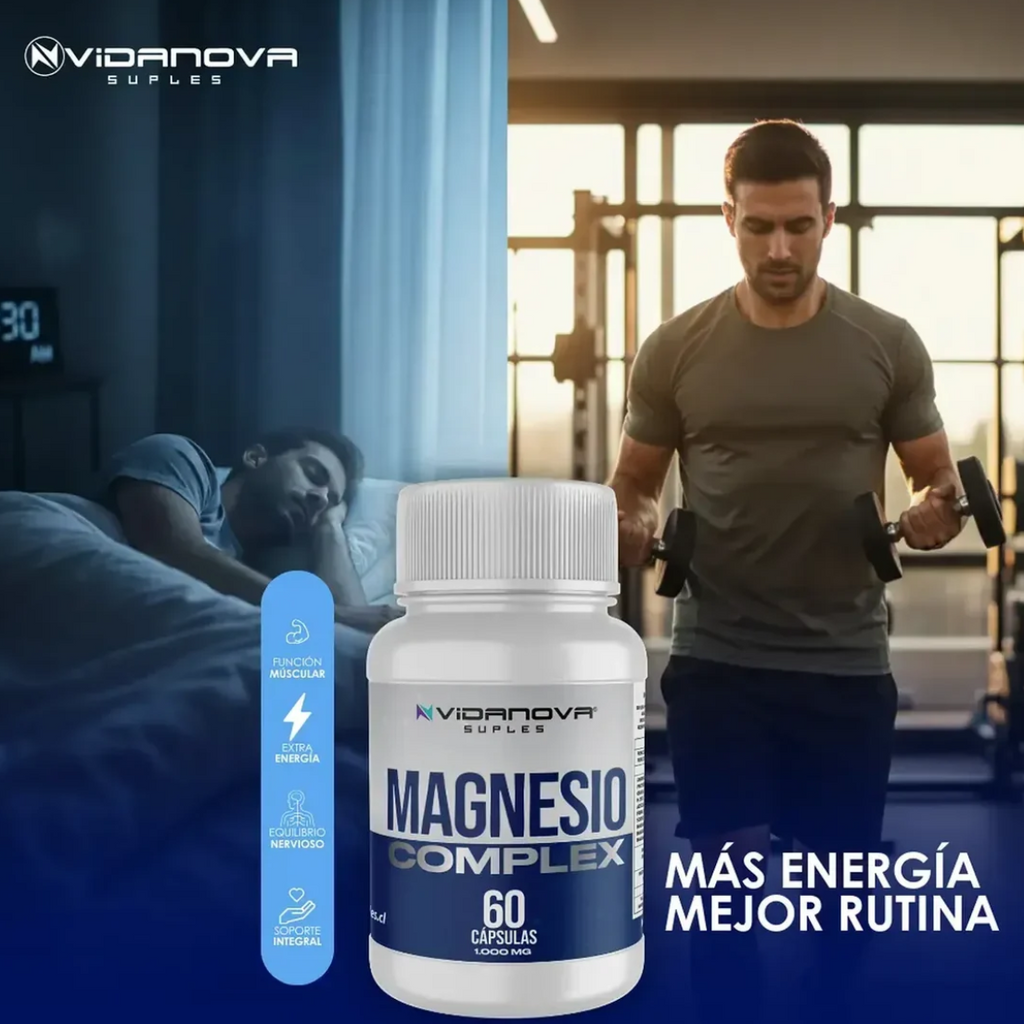 MAGNESIO COMPLEX 1000MG 60CAPS