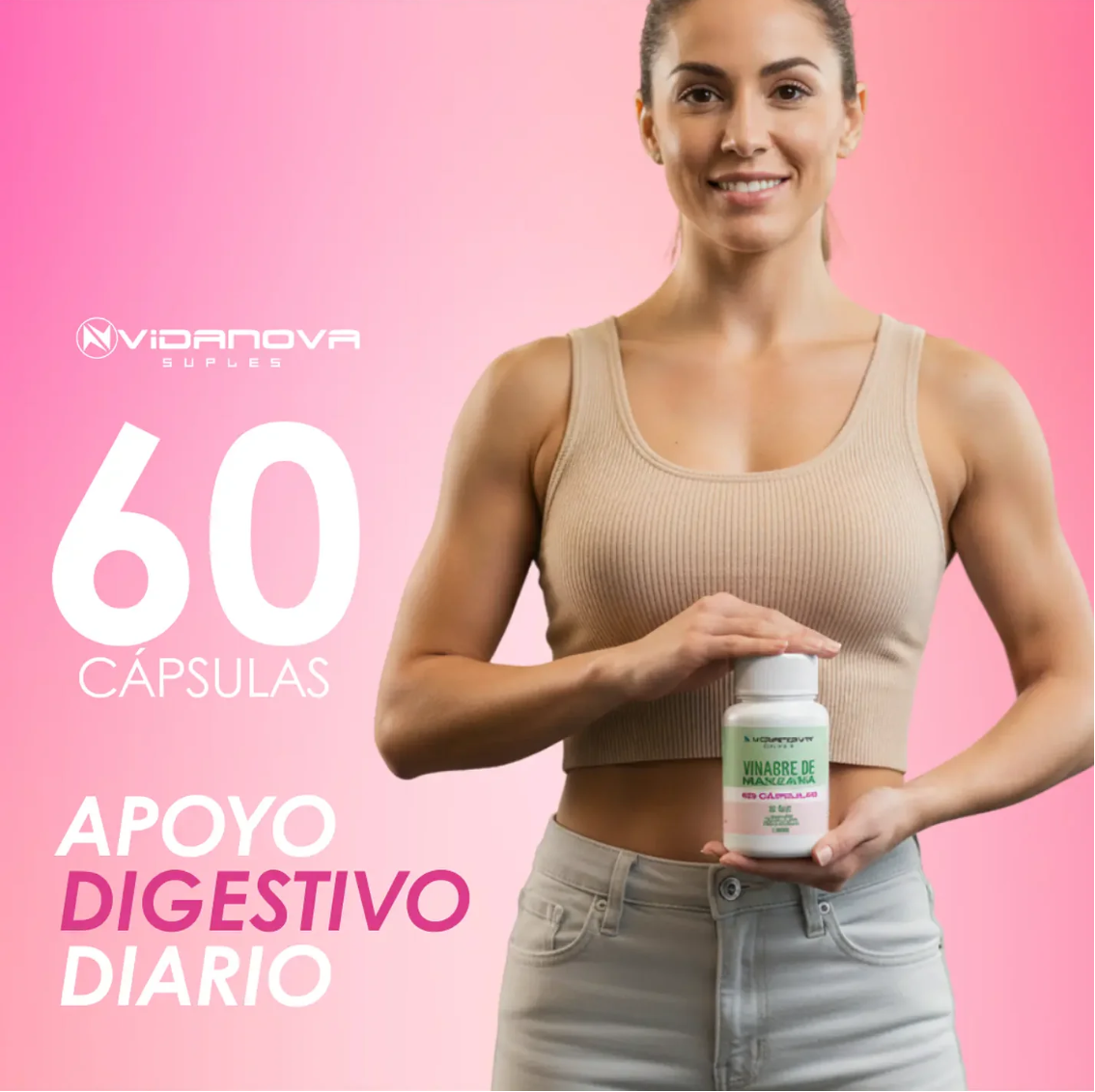 VINAGRE DE MANZANA 60CAPS