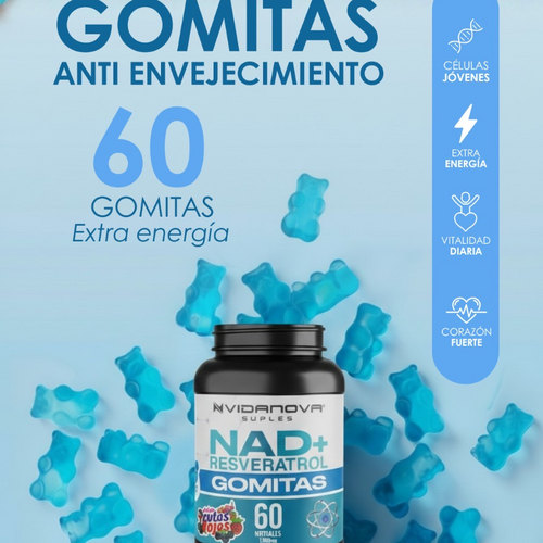 60 Gomitas Nadresveratrol 1000mg